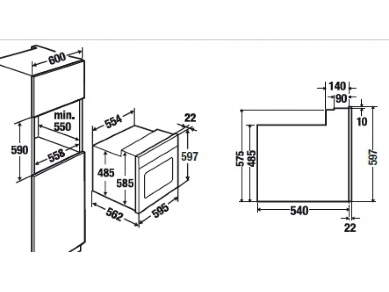 Духовой шкаф  KUPPERSBUSCH EEB 6550.8JX1 1