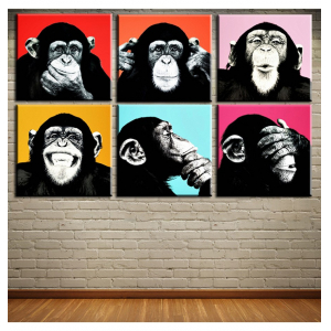 Картина Andywarol Affen Wand Malerei
