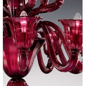 Люстра VOLTOLINA LAGUNA 7L ROSSO