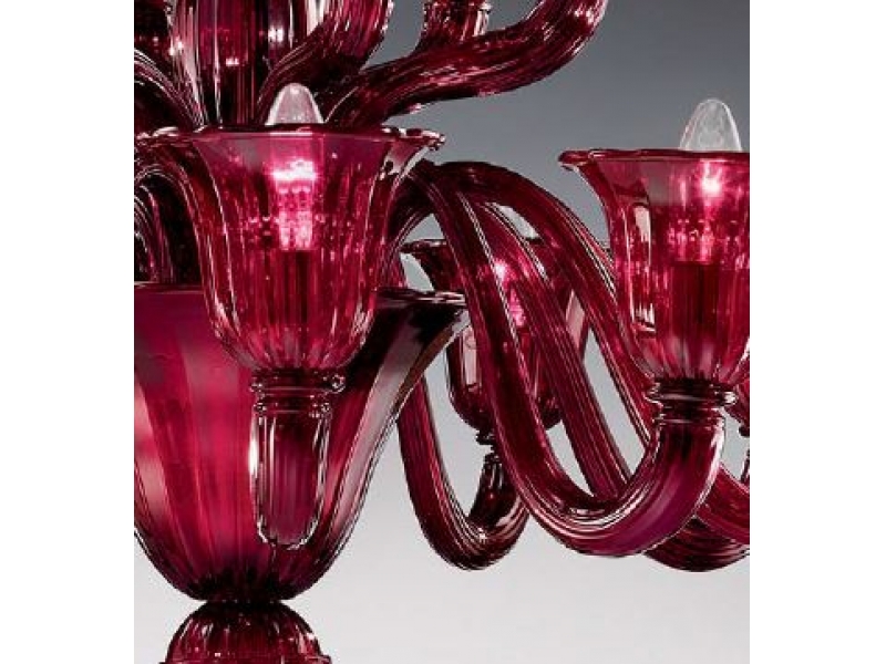 Люстра VOLTOLINA LAGUNA 7L ROSSO