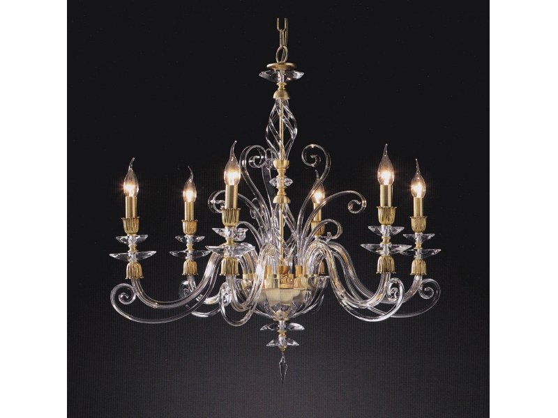 Люстра Euroluce Euroluce ALICANTE Clear L6 /gold