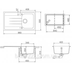 Кухонная мойка SCHOCK VIOLA D100