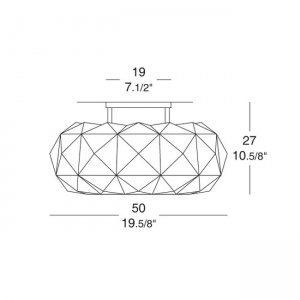 Люстра MUANO DUE DELUXE PL50